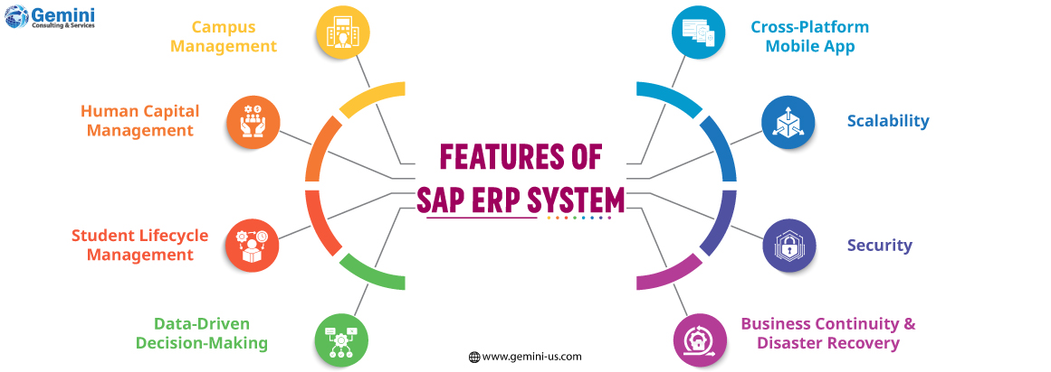 SAP ERP system capabilities across business operations